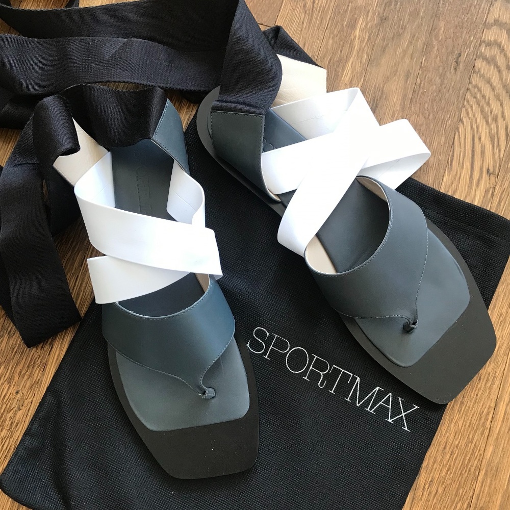 Max Mara Sportmax Tie-up Alias Sandal 40 NIB